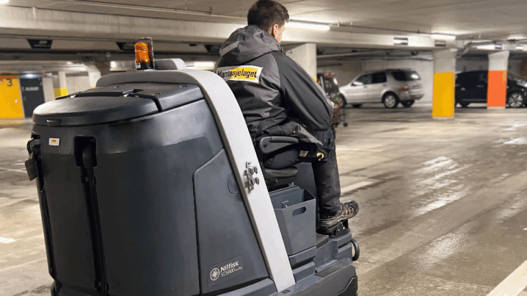 garasjevask og feiing